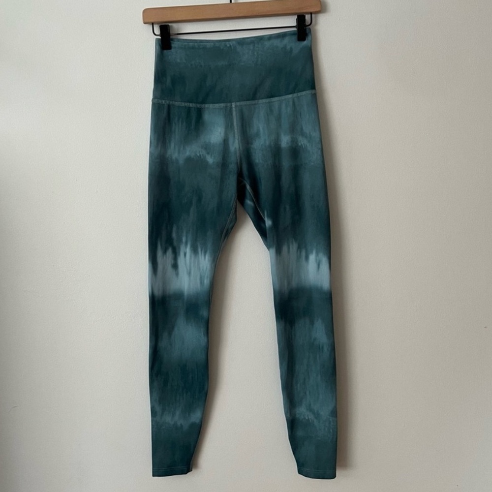Beyond Yoga Olympus High Rise Leggings Bali Blue Women’s Size Medium